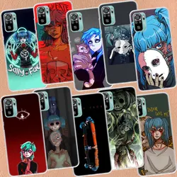 Sally Face Game Phone Case For Xiaomi Redmi Note 13 Pro Plus 5G 12 12C 10 9 8 7 6 10A 10C 9A 9C 9T 8A 7A 6A K60 K70 Pro Cover Ca