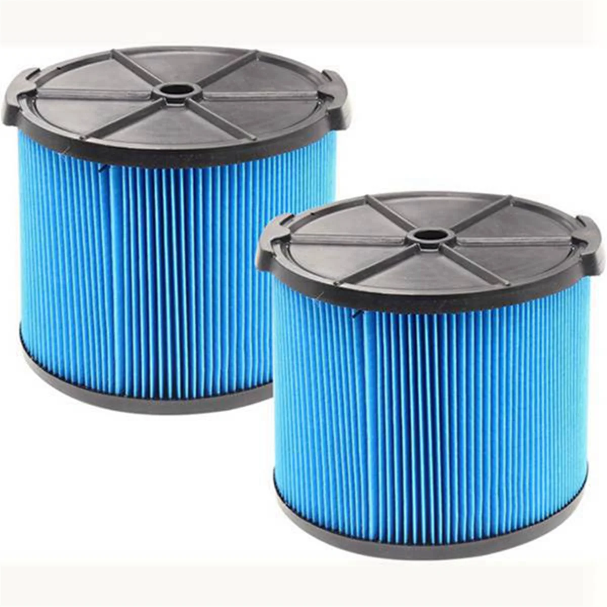 4 Pack VF3500 3-Layer Fine Dust Pleated Paper Filter for 3 to 4.5 Gallon Wet/Dry Shop Vacuums Cleanning Parts