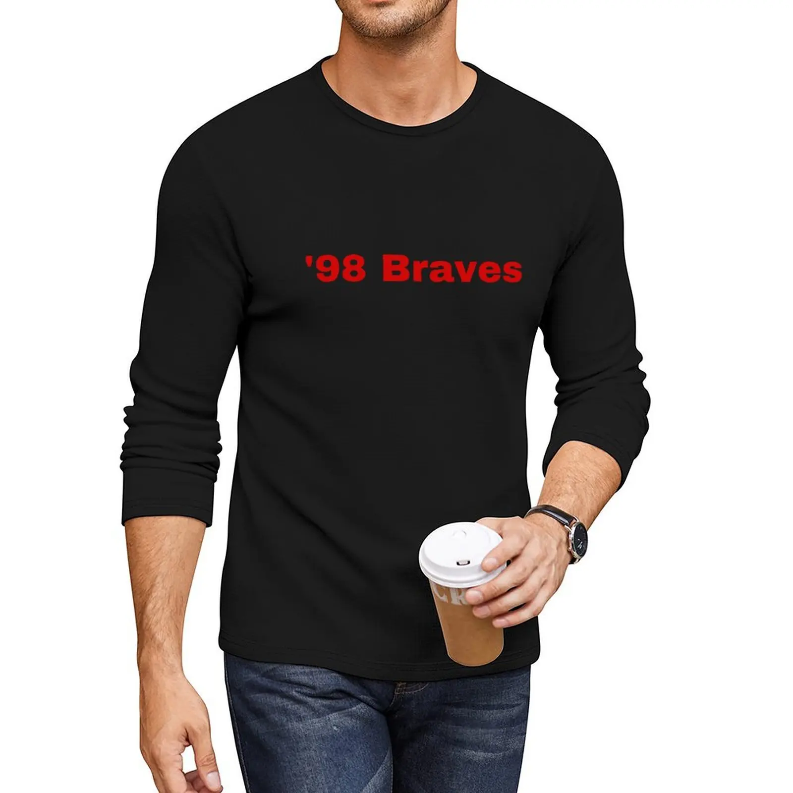 

Morgan Wallen '98 Braves Long T-Shirt custom t shirts sports fan t-shirts sweat shirts black t shirts for men