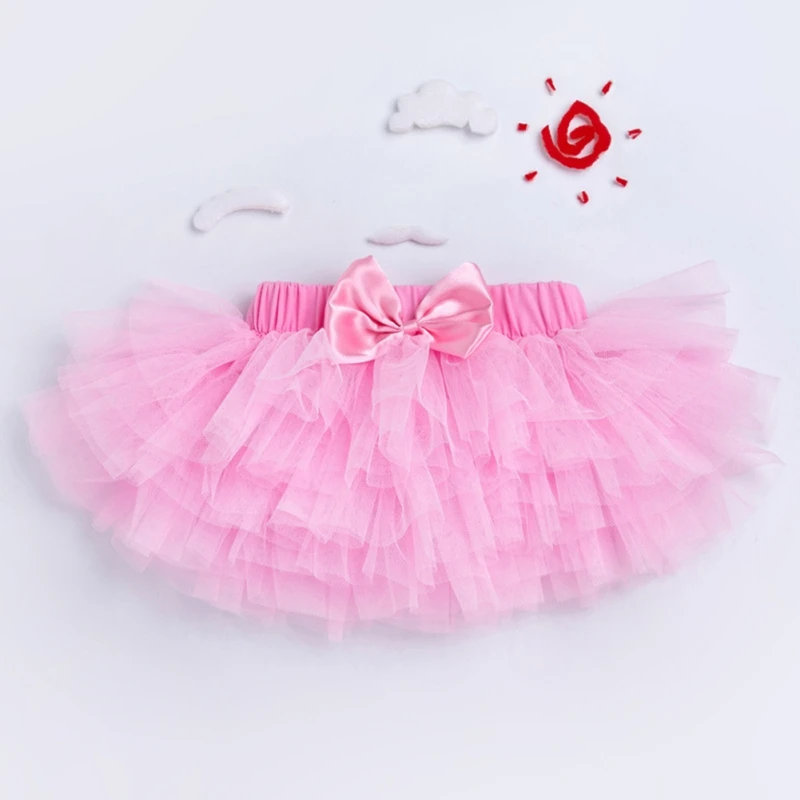 Baby Girls Tutu Skirts Lace bloomers Fluffy Toddler Tulle Princess Mesh Skirt Ball Gown Ballet Toddler Party Birthday Skirt