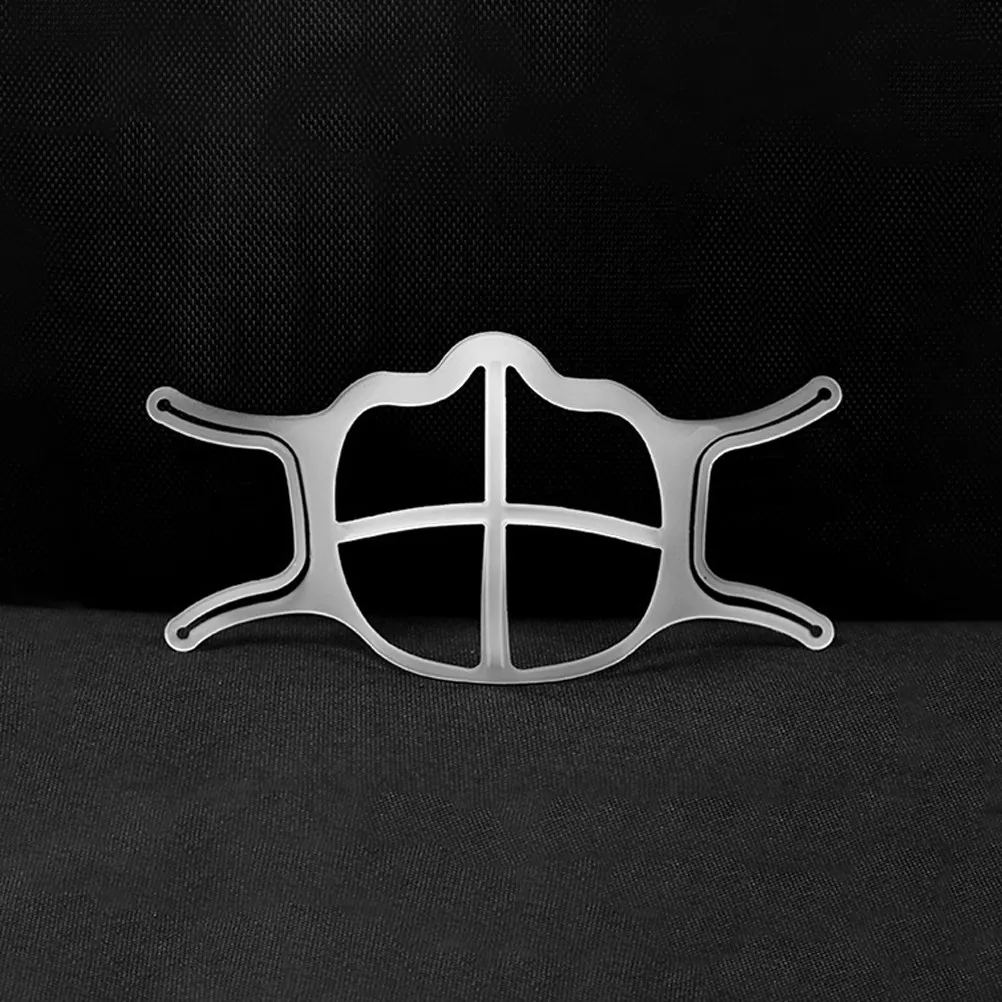 

5Pcs Silicone Mask Inner Bracket 3D Breathable Support for Face Masks Reusable Odorless Cool Mask Insert Comfortable Non-Stuffy