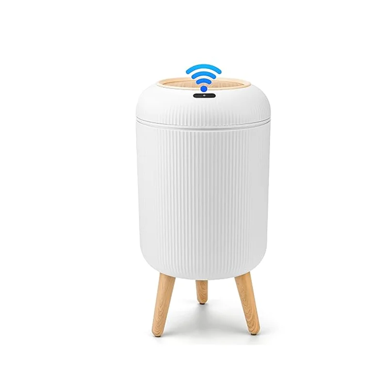 

Smart Trash Can Intelligent Opening And Closing Lid Waterproof Automatic Trash Can Suitable For Kitchen And Bathroom Trash Cans