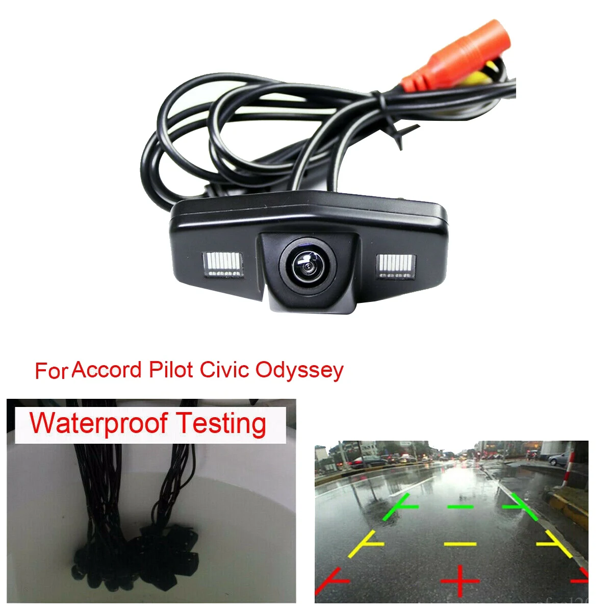 Auto Car Rear View Backup Camera Reverse Parking Camera for Honda Civic EK FD Accord Pilot Fit Jazz Acura TSX 1998-2013