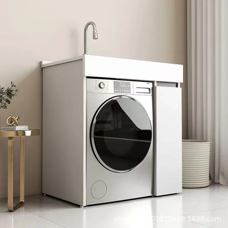 DSA small apartment washing machine cabinet all aluminum honeycomb aluminum washing machine significant other combination