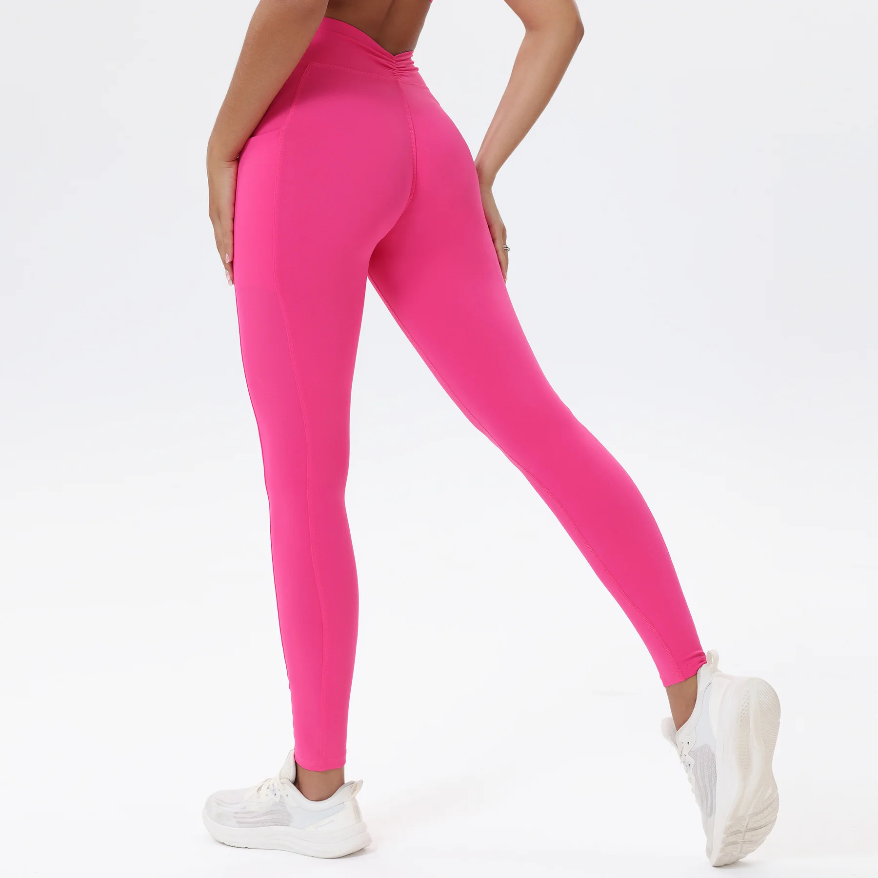 

Yoga Pants Gym Leggings Sport Women Leggings With Pockets Women Fitness High Waist Female Legging Tummy Control Running Training