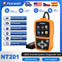 Foxwell NT201 OBD2 Professional Car Diagnostic Tool for Check Engine Light Code Reader Automotive  OBD II Scan Tools PK ELM327