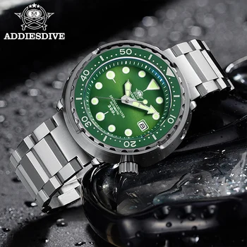 ADDIESDIVE mechanical watch sapphire NH35 automatic dive watches for men 300m steel 1975 automatic wristwatch men diver watch
