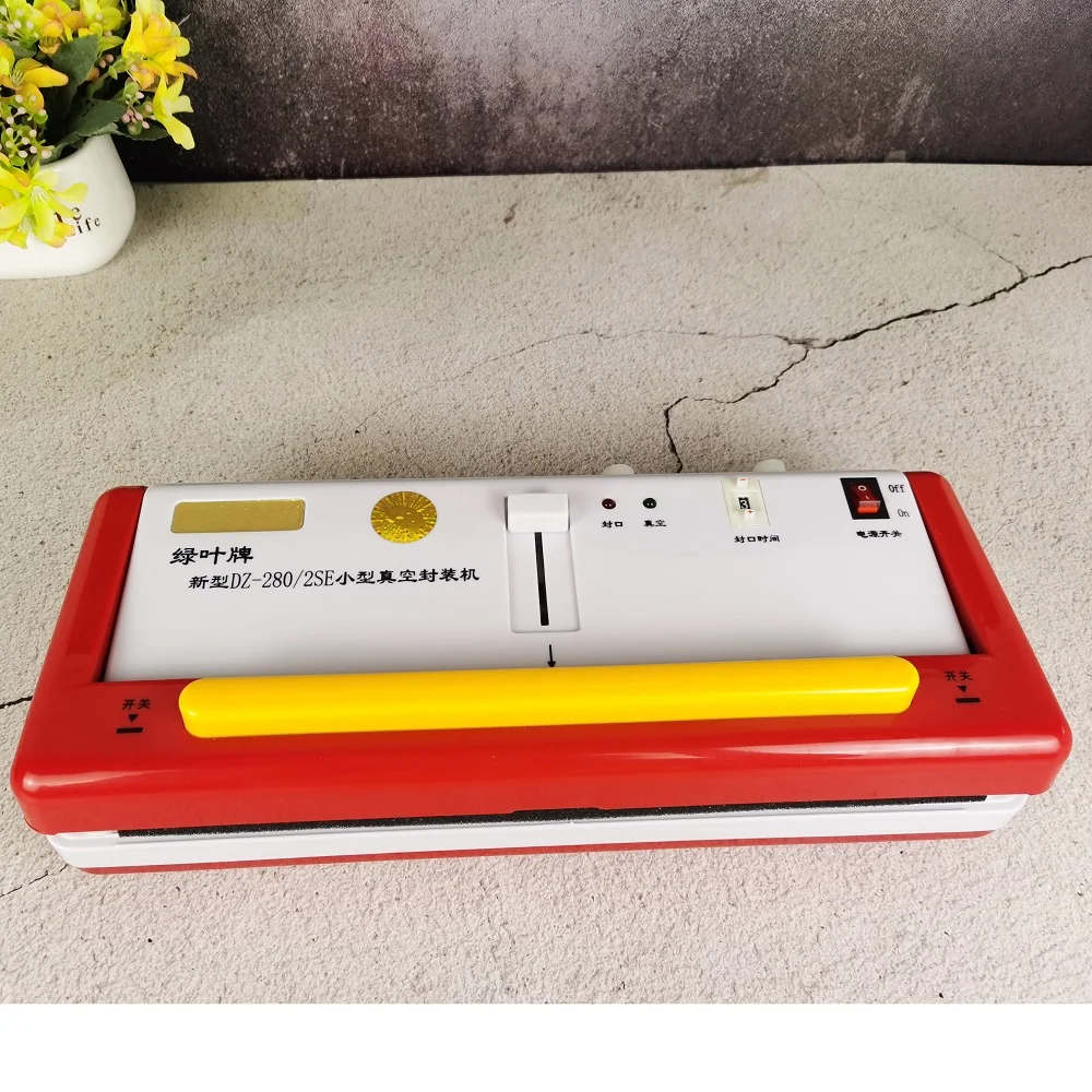 220V /110V --DZ-280/2SE Household Vacuum Sealer for Food Fruit , Food Vacuum Packaging Machine dry or wet environment available