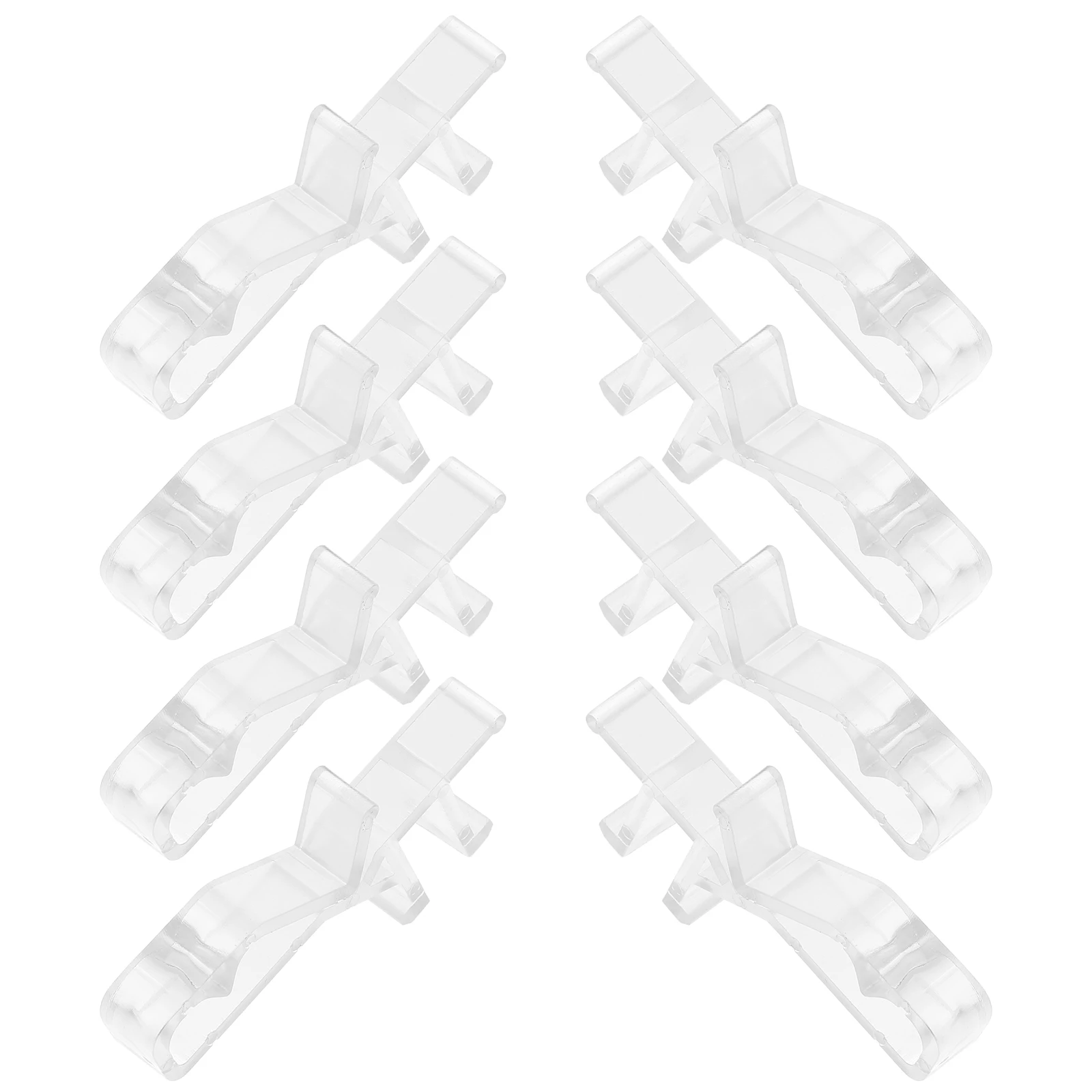 

20pcs Clips Transparent Blind Clips Replacement Plastic Valance Clamps Lightweight Hidden Valance Clip Retainer Holder Vertical