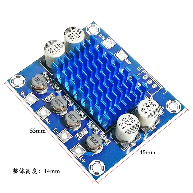 XH-A232 High-Definition Digital Audio Amplifier Board MP3 Amplifier Module 8V-20V Amplifier Board Dual Channel 30W