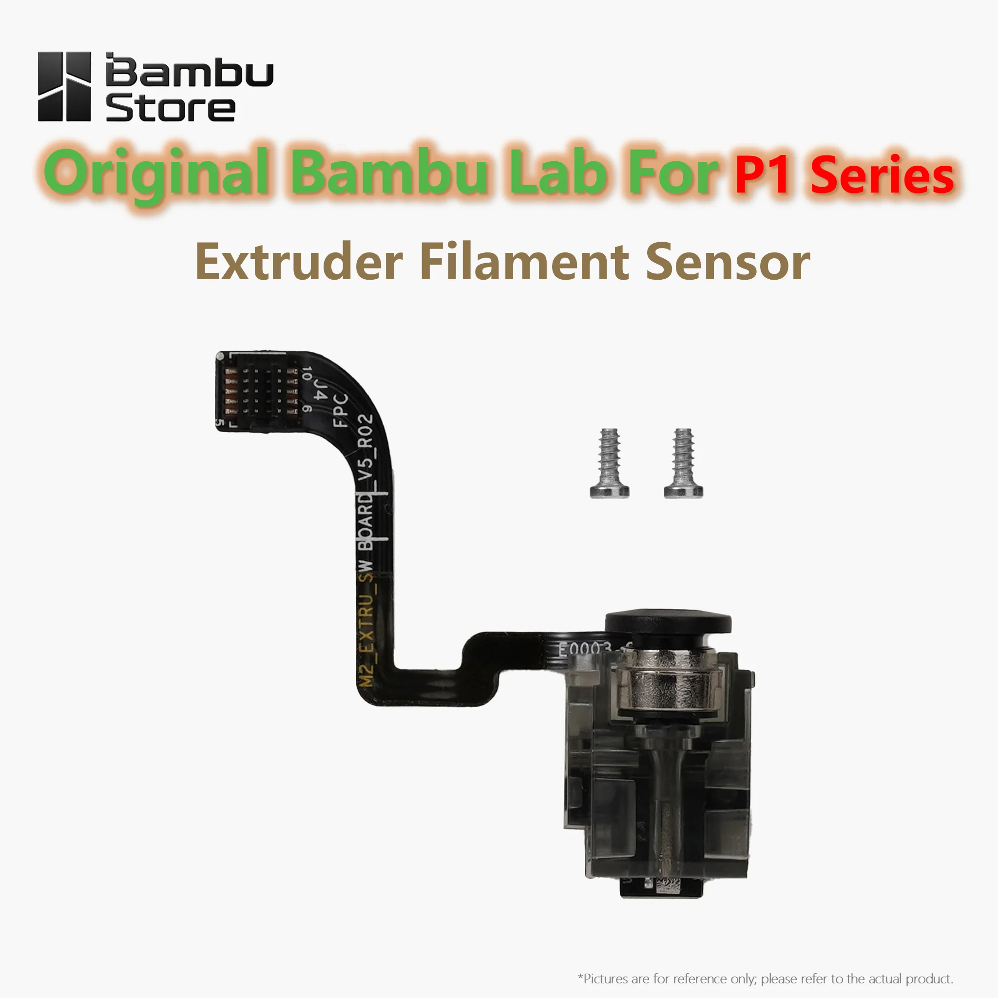 Original Bambu Lab P1 Series Extruder Filament Sensor, Detects Filament Presence & Cutter Lever Position for P1P/P1S 3D Printer