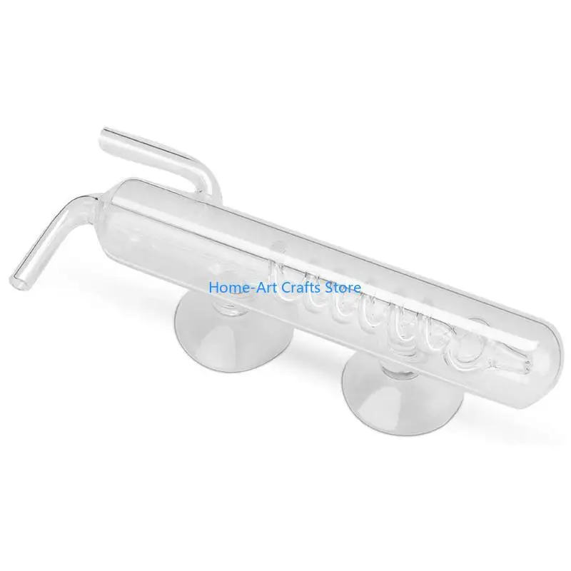 Y3NA CO2 Diffuser Spirals Bubble Counter for Aquarium Planted for Tank High-Transparent Glass Aquarium Supply Accessories - view 2