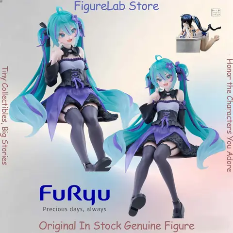 Official Genuine In Stock Furyu Noodle Stopper Figure Hatsune Miku Flower Fairy-Platycodon Grandiflorum Figure Anime Piapro Toy