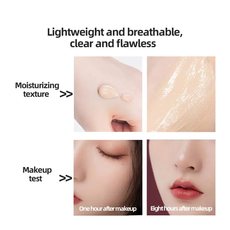 Mini Matte Liquid Concealer Foundation Dark circles in the Eyes Pores Pore Waterproof  Long Lasting Brightening Facial Concealer