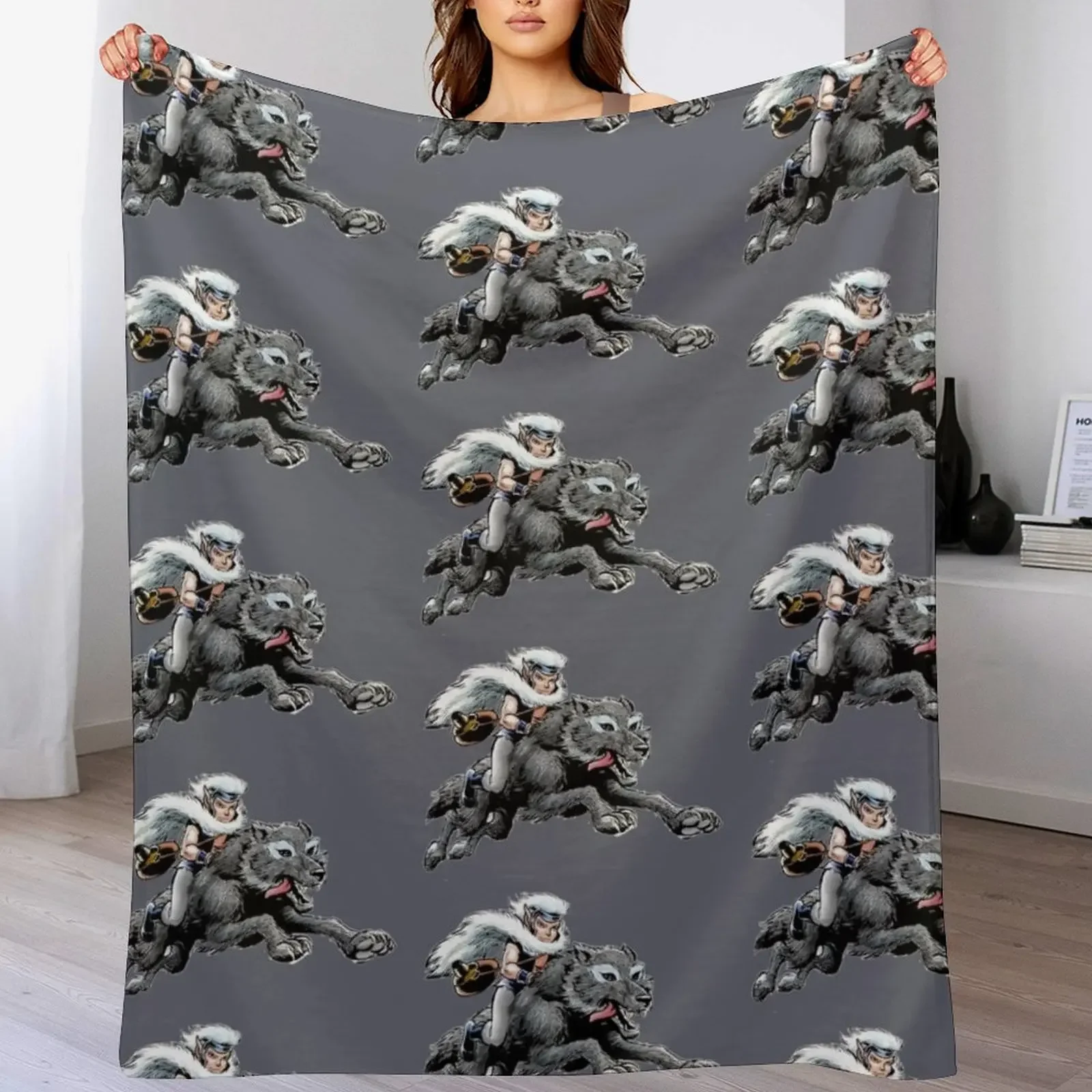 ElfQuest: Skywise and Starjumper (Linens and Textiles) Throw Blanket Air Conditioner Soft Blanket for Office Home