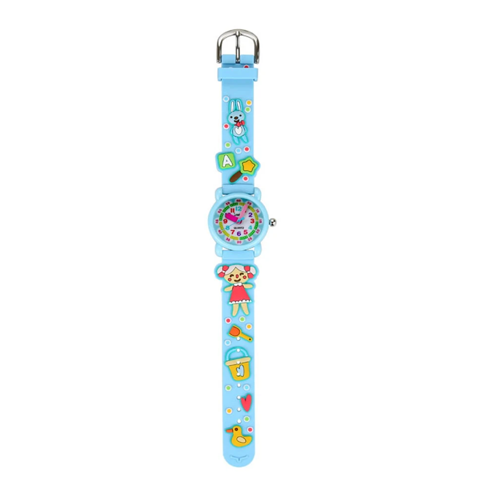 

Kid's 3D Cartoon Waterproof Quartz Watch Gift for Boys Girls Cute Children's Wristwatch Primary School Style