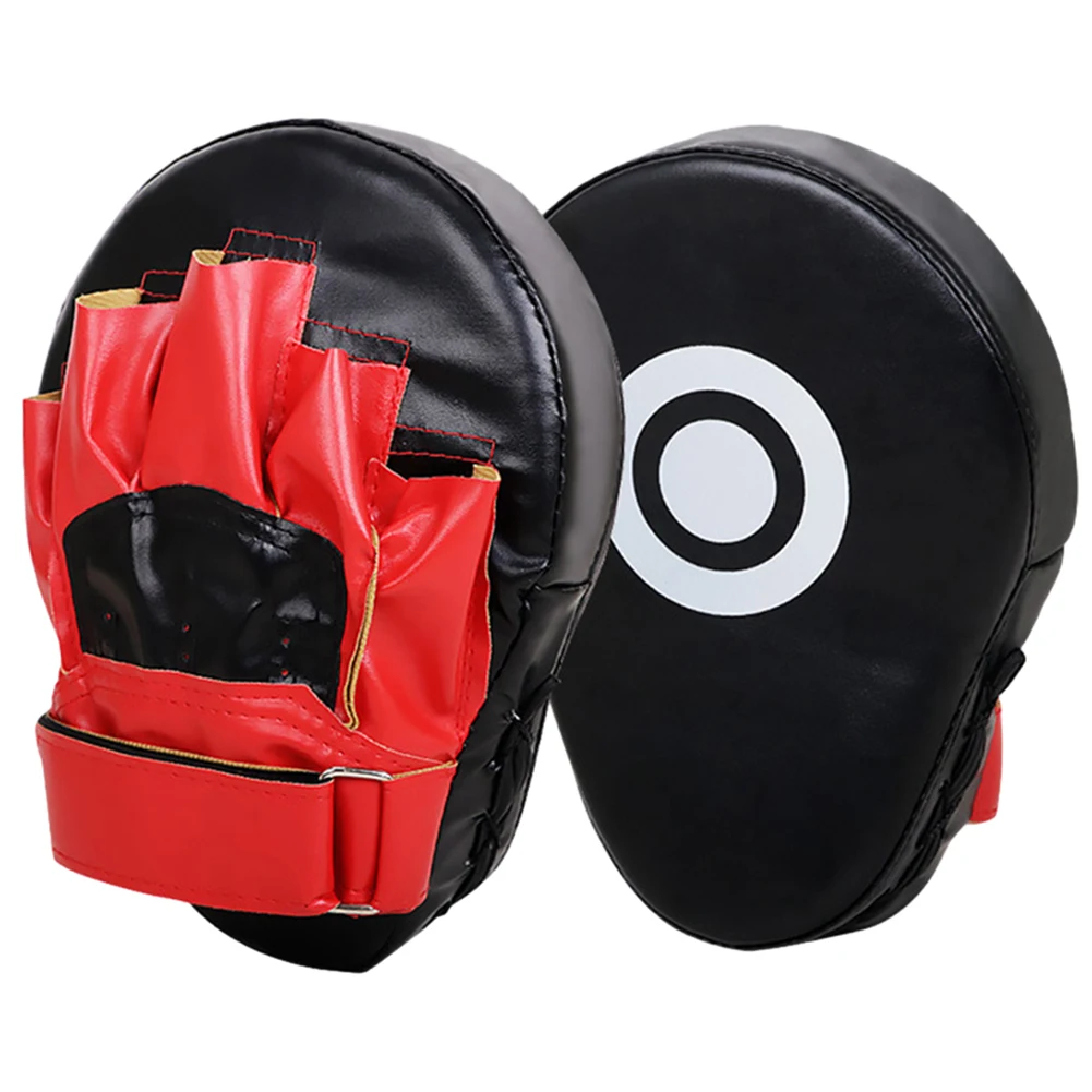 Curved Boxing Hand Target PU Leather Sanda Training Target Wear Resistant Boxing Training Pad Sports Training Equipment