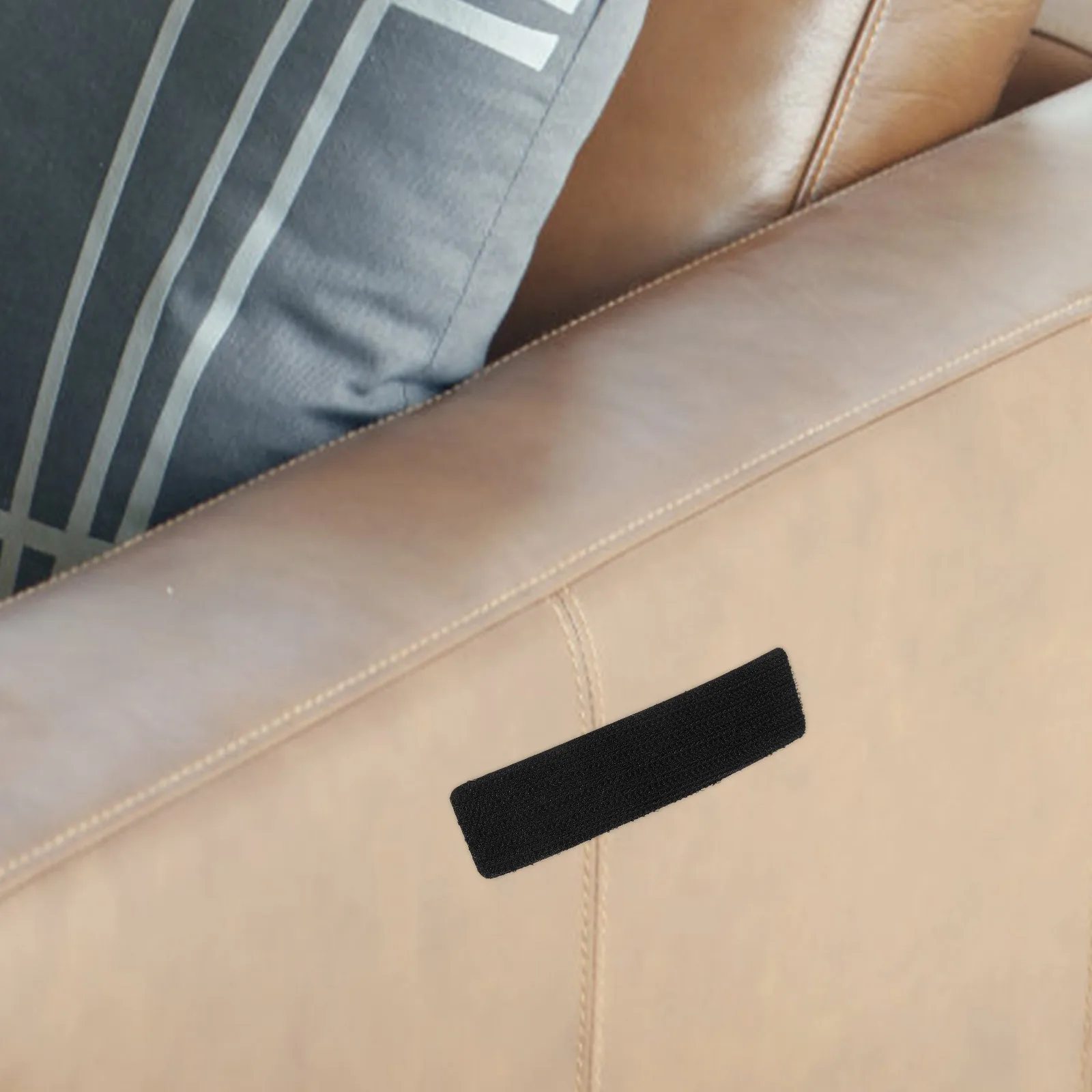 

100Pcs Double Sided Adhesive Sofa Tape Strong Hold Hook and Loop Fastening Strips for Chair Cushion Stabilizer Household Fixing