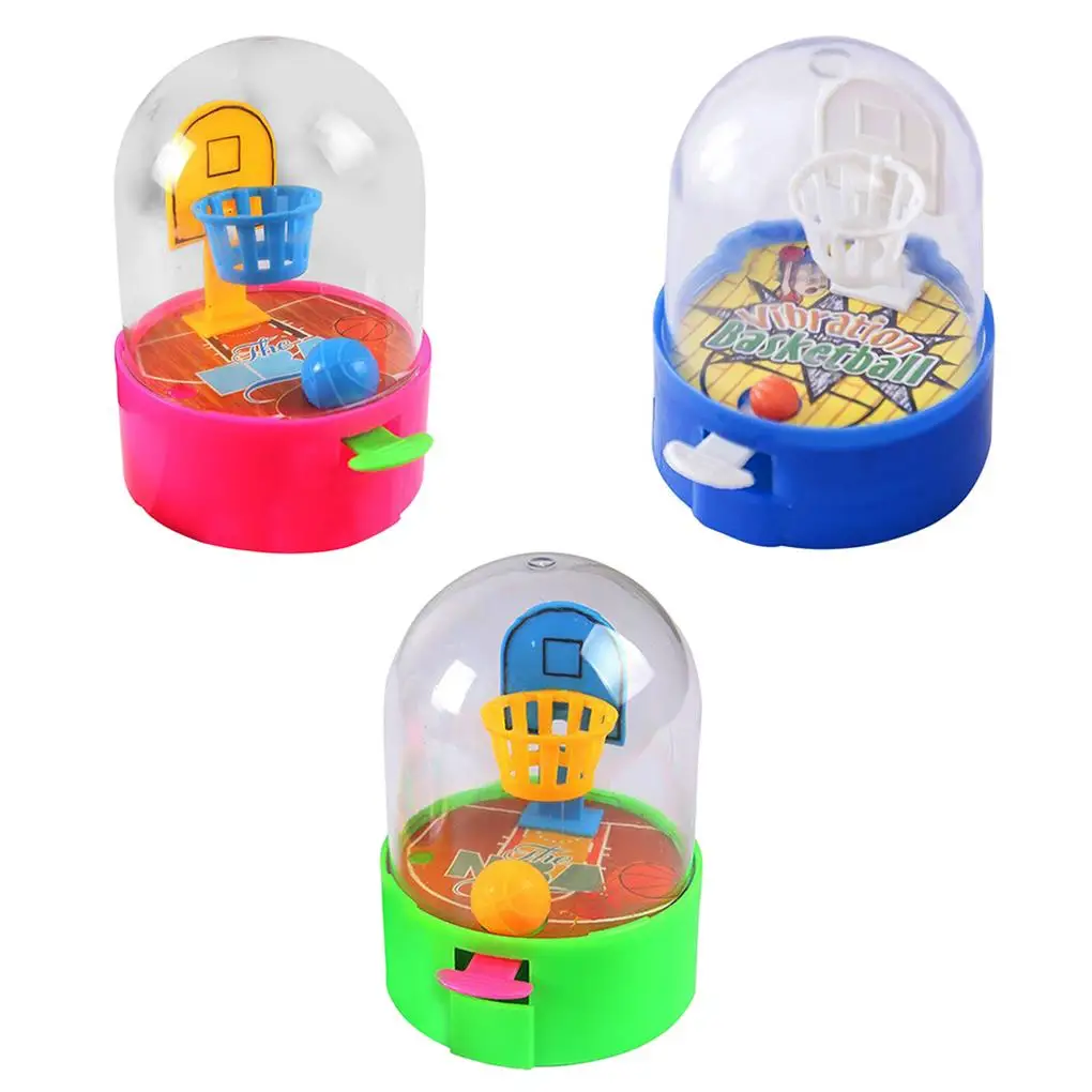 3 Pieces Mini Basketball Shooting Machine Toy Table Game Toys for