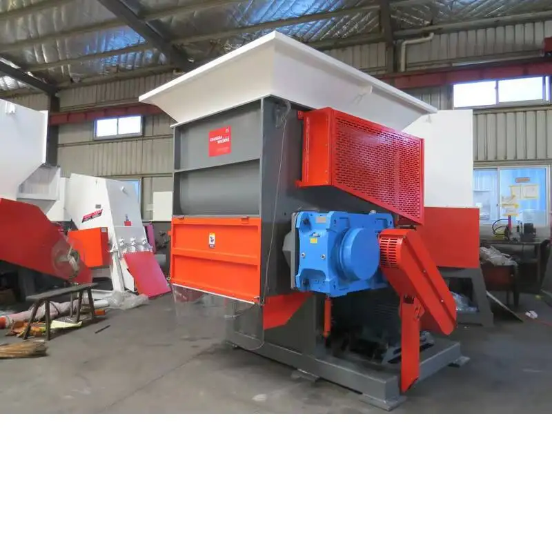 Wobide Bag Bucket Carpet Plastic Products Polyester Large Dual Shaft Metal Shredder Crusher