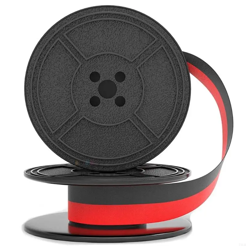 T3LB Retro Typewriter ML80 Ribbon Twin Spool for OKI ML80,81,82,83,92 Black and Red