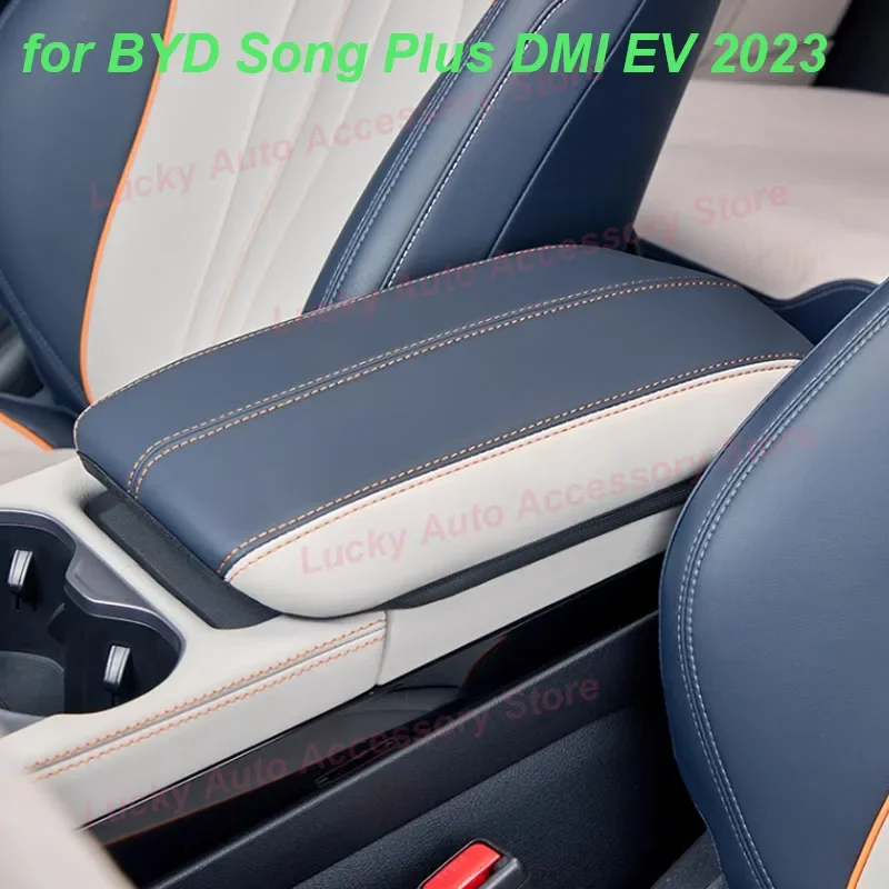 

for BYD Song Plus DMI EV 2023 Car Central Armrest Case Protective Cover Central Console Storage Cover Interior Accessories