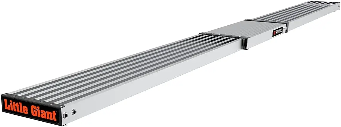 Ladder Systems  Telescoping Plank, 8' -13', Gray