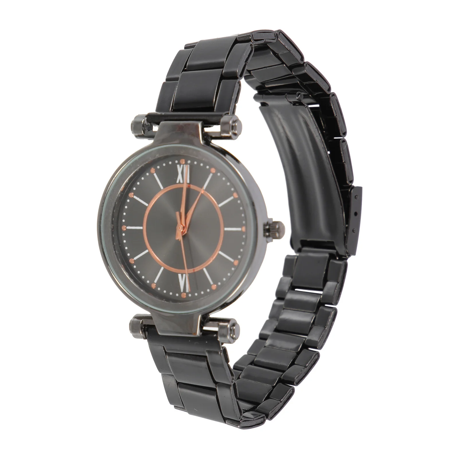 ساعة كوارتز نسائية بحزام ساعة يد للاستخدام اليومي في الأعمال الترفيهية، ساعة نسائية عصرية هدية مزخرفة