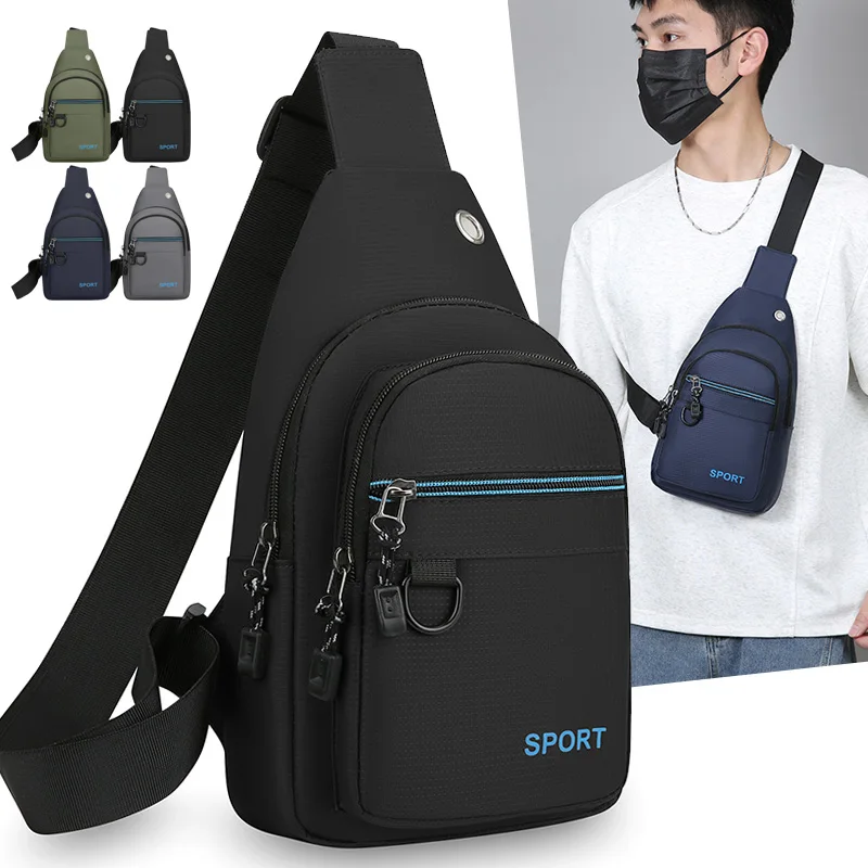 

Waterproof Large Capacity Chest Sling – Durable Men's Crossbody Bag for Outdoor Activities & Daily Use
