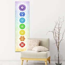 Artistic Tapestry 7 Chakras Tapestry Wall Hanging Wall Decoration Background Cloth Creative Tabric