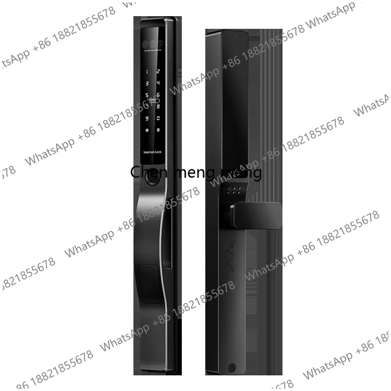 

Умный замок с распознаванием лиц для двора, водонепроницаемый, с функцией разблокировки по отпечатку пальца, паролю, картой, ключом, Wi-Fi и защитой от граффити.