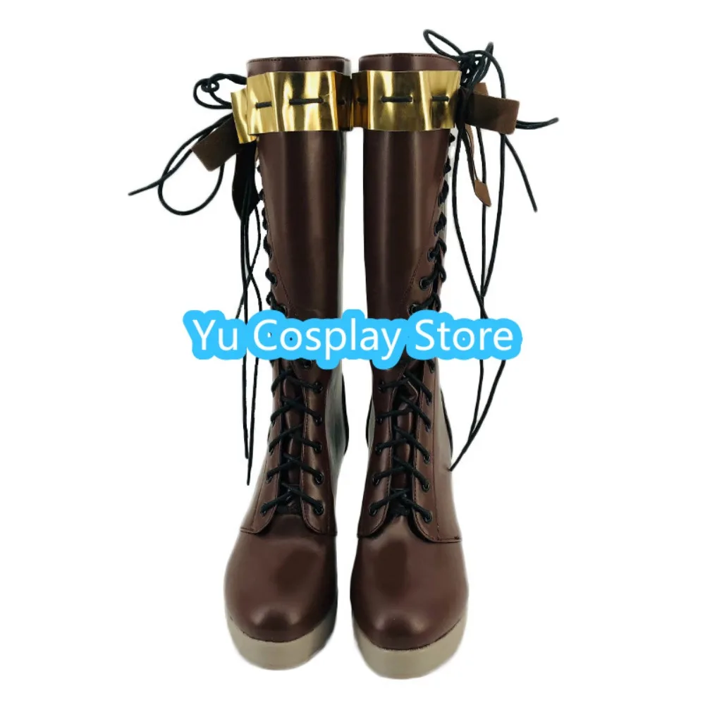 يو تأثيري مخزن البنفسجي تأثيري أحذية أنيمي تأثيري أحذية أحذية أزياء الهالوين الدعائم