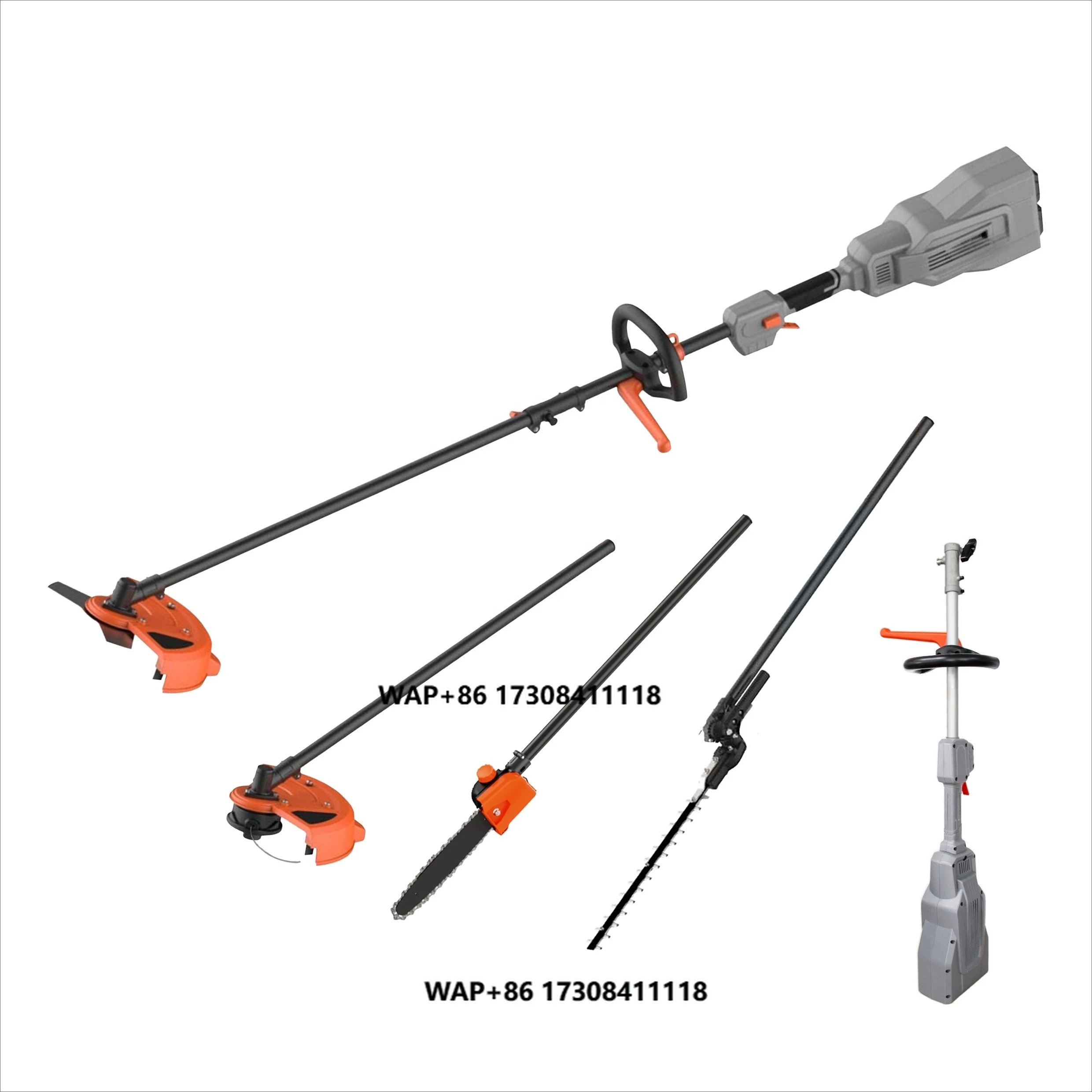 4in1 900W Cordless Garden Tools 900W Brush Cutter for Home Garden Metal Blade Grade DIY OEM Battery Petrol