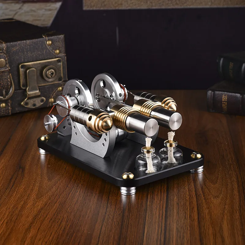 M16-22-D/M16-V4-D Precision Four Cylinder Engine Model Metal Manufactured Dynamic Physical Toy