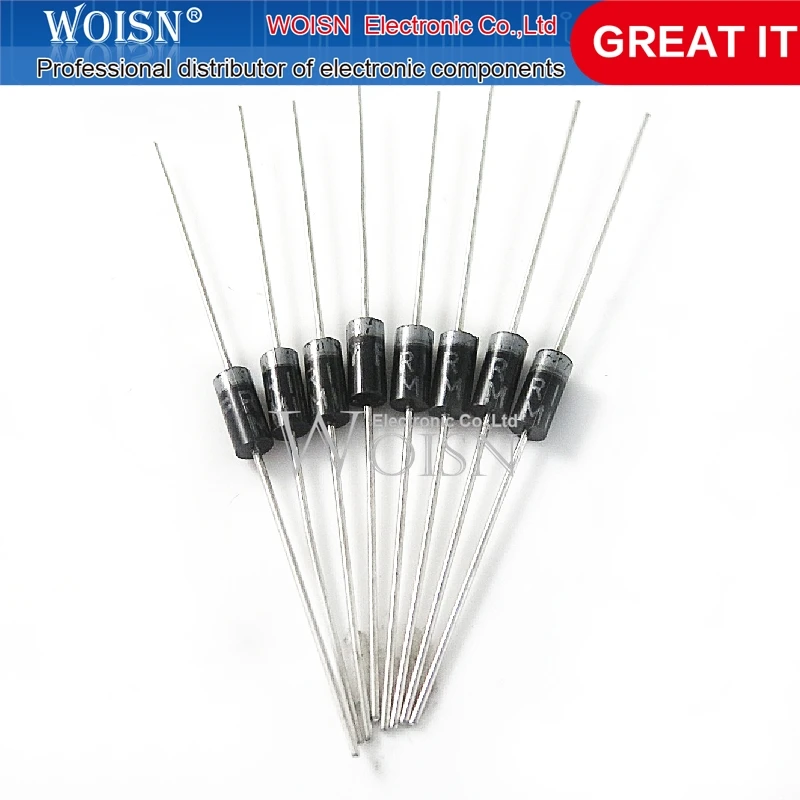 100pcs/lot FR107 DO-41 In-Line High Voltage Fast Recovery Rectifier Diode