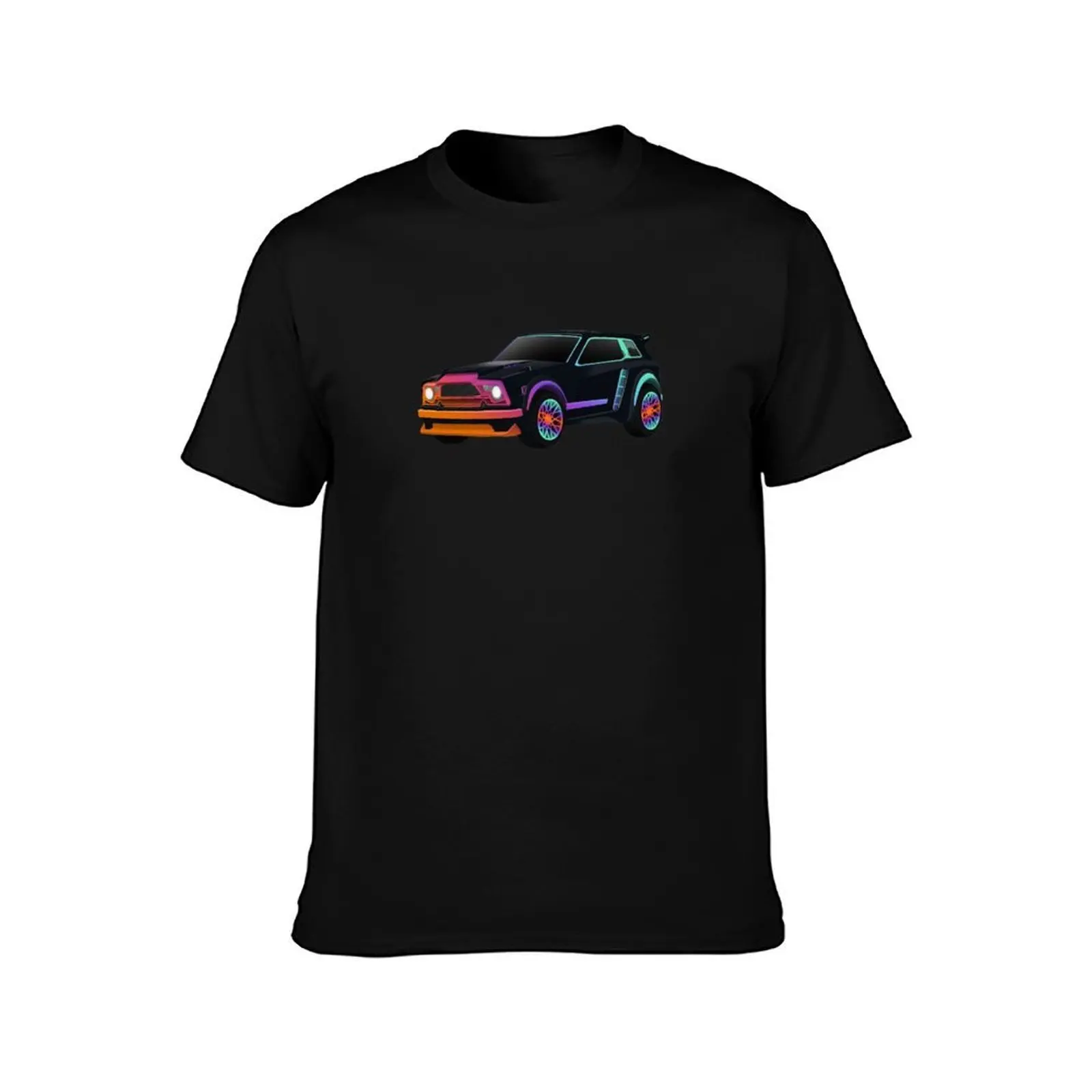 Rocket League Fennec T-Shirt, Summer Casual Cotton Tee, Oversized Streetwear Tops, Vintage Graphic Print, Loose Fit Short Sleeve