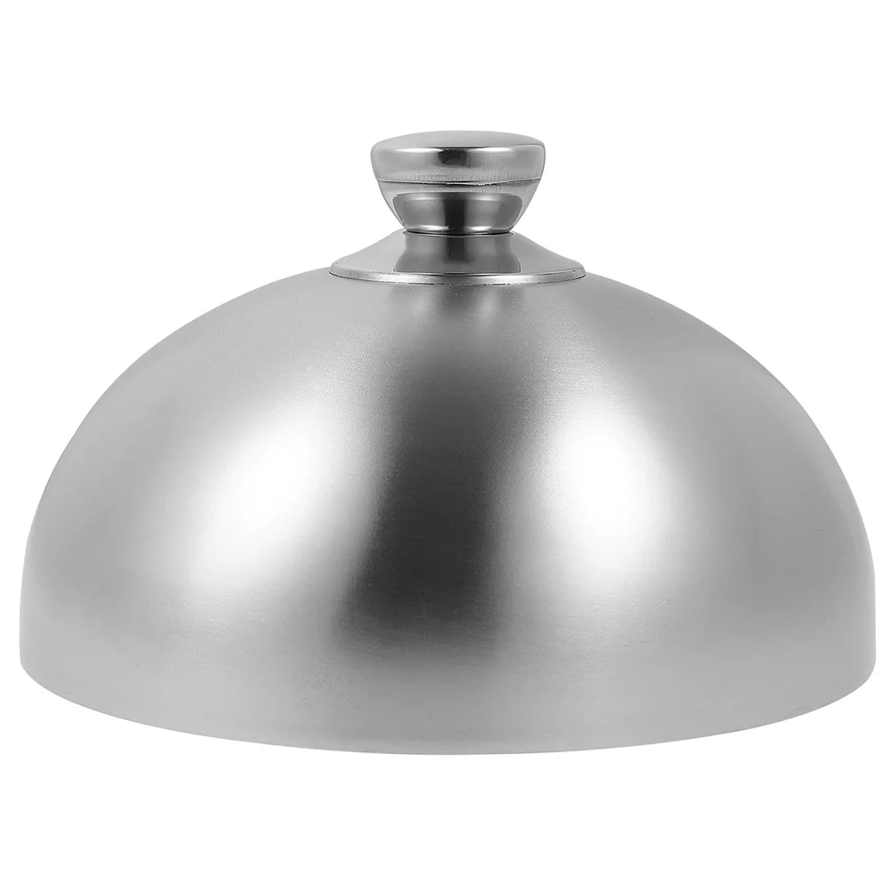 

1pc Stainless Steel Food Barbecue Dome for Steak Smooth Edges Household Steak Cover Dish Cover Kitchen Bar Supplies
