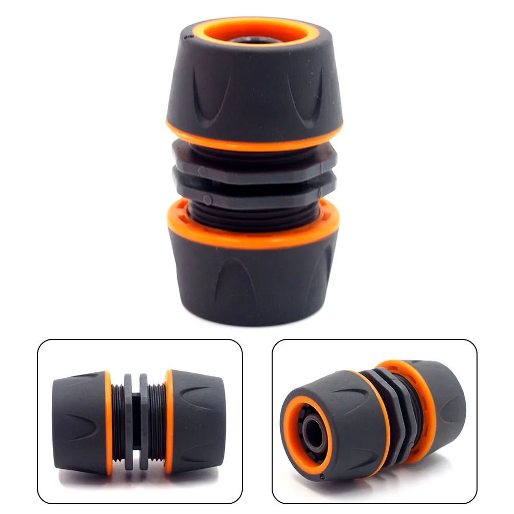 1/2 Inch Hose Joiner Connector Adapter PP Plastic Repair Extension Fitting For Garden Watering Pipe Car Washing Cleaning Tool