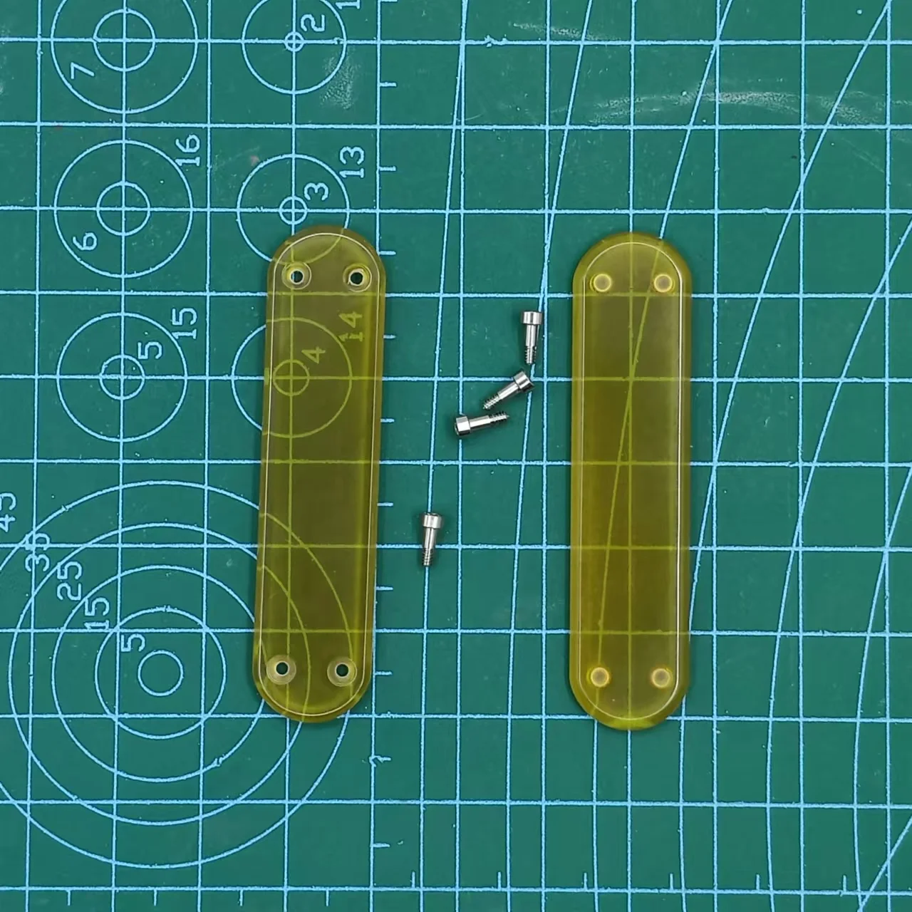 

1 Pair Screws version PEI Knife Handle Scaless for 58MM Victorinox Swiss Army Knives