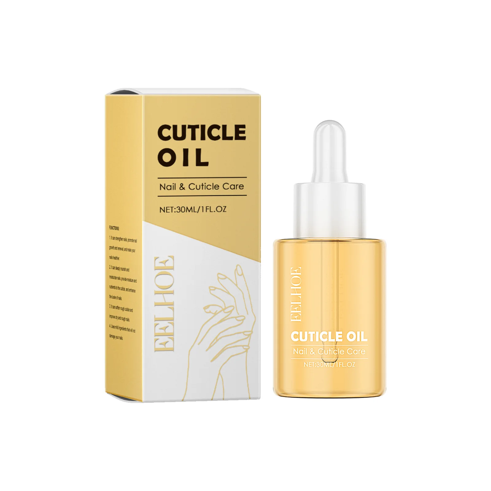 Eelhoe cutículas óleo de unhas vitamina e remover reparação de pele morta nutrição de unhas hidratante mãos óleo de rícino para removedor de cutícula de unhas