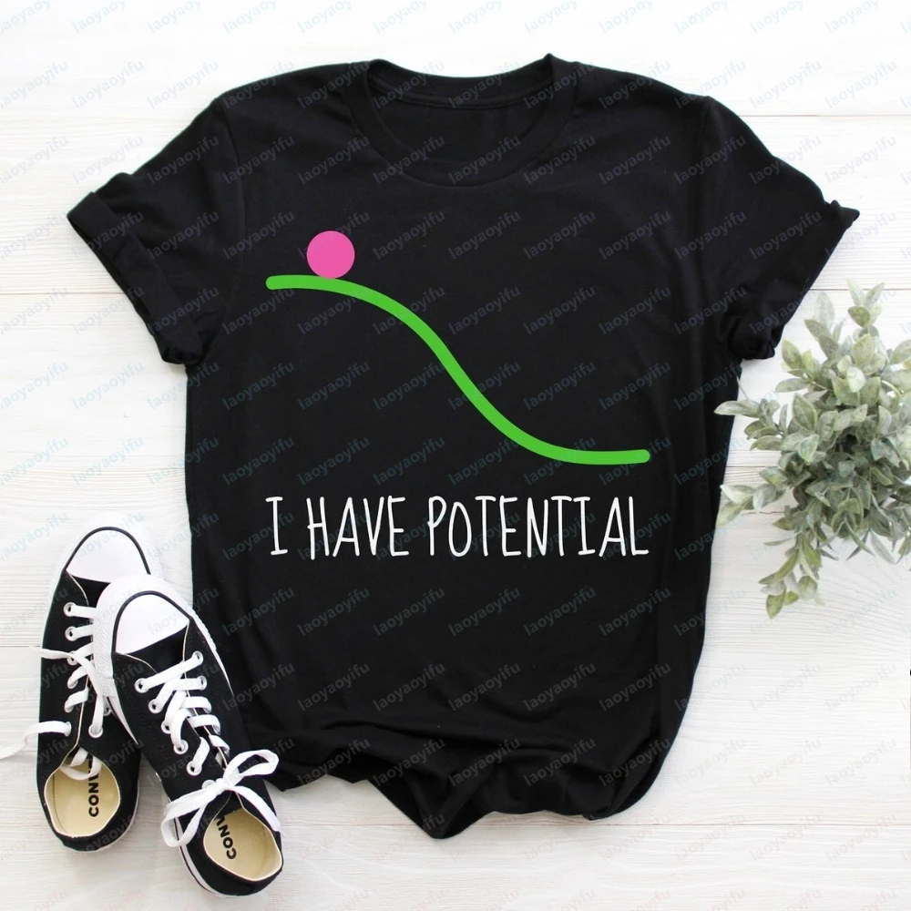 Physics I Have Potential Energy Funny T-Shirt for Anyone That Loves Physics Physics Major or A Science Teacher TShirt Y2k Tops