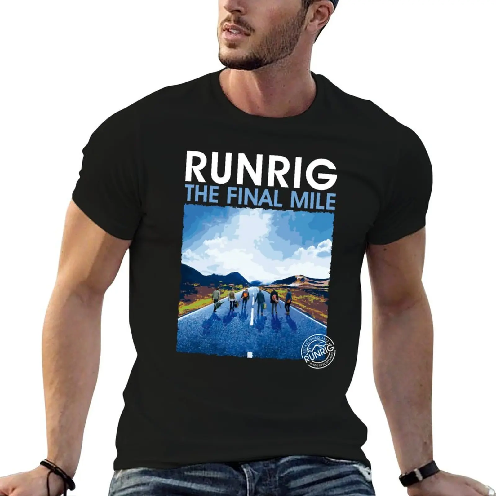 RUNRIG T-Shirt custom t shirt hippie clothes animal prinfor boys anime shirts men