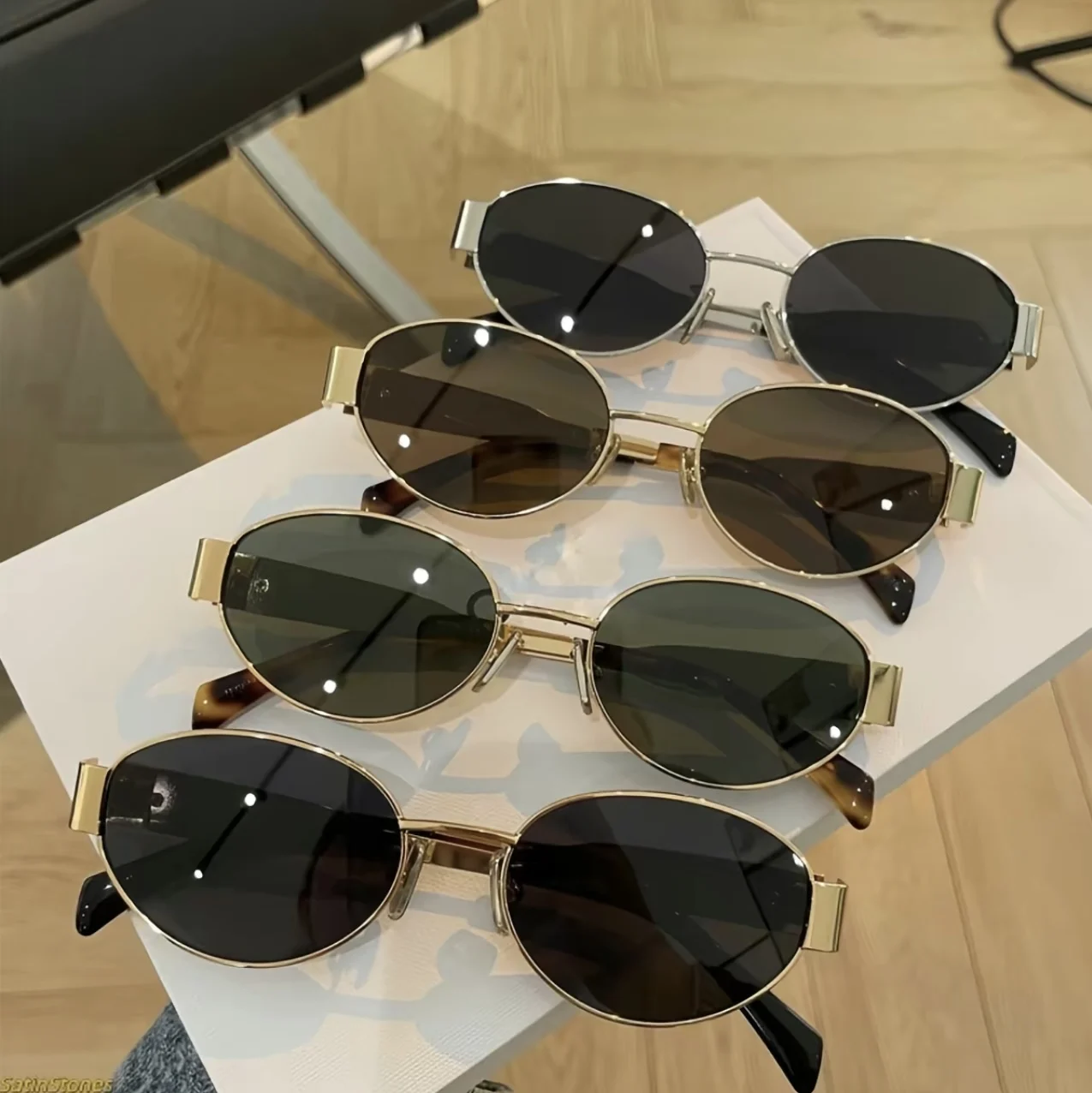 Paquete de 4 gafas de sol ovaladas unisex: gafas retro elegantes, gafas deportivas retro de montura completa y gafas de moda para el día a día al aire libre, gafas de sol retro elegantes