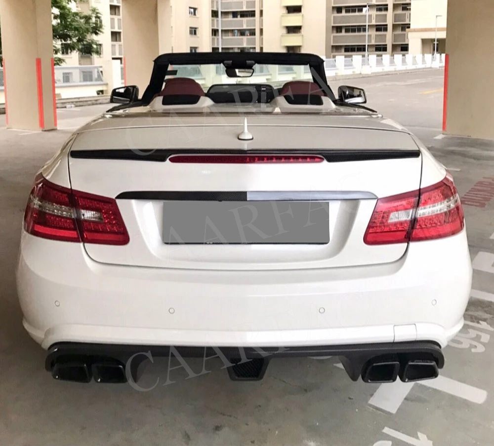 

Карбоновый задний спойлер для Mercedes-Benz E-класса W207 C207 E260 E350 Coupe 2010-2016, крыло на багажник из FRP