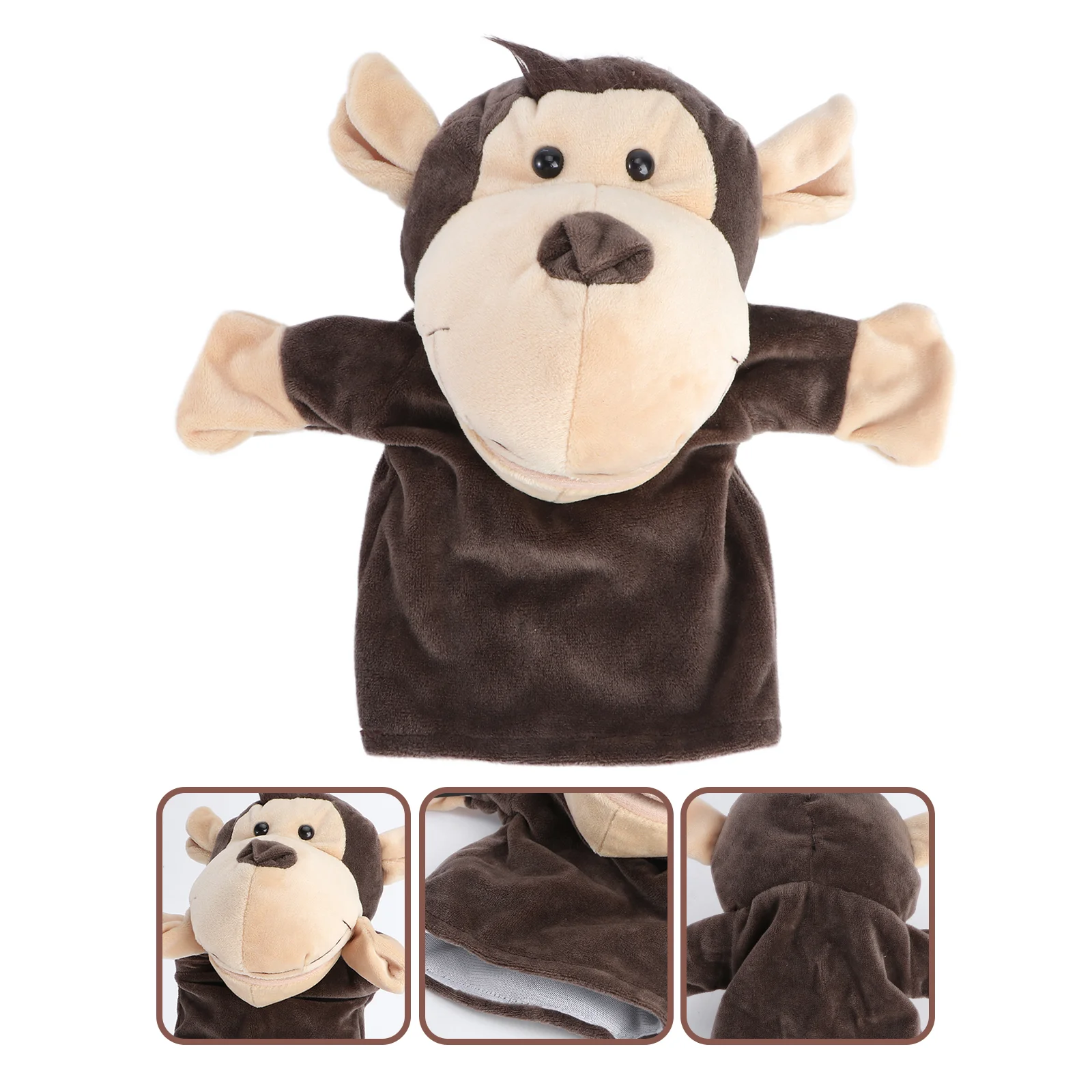 Handpoppen knuffel cartoon dieren baby aap verhaal vertellen poppen vingerpop knuffel