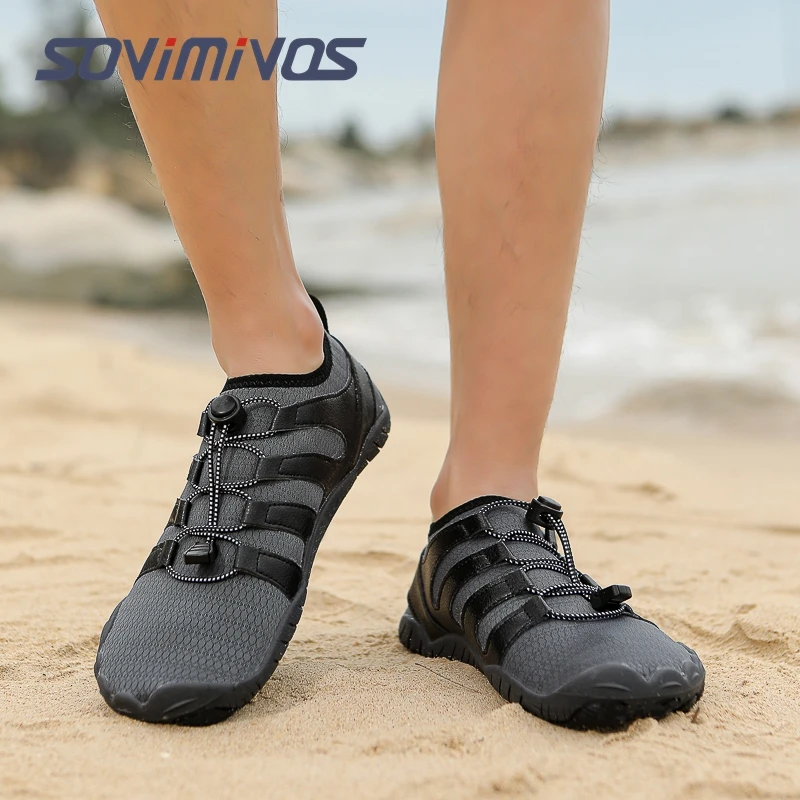 

Новая обувь для прогулок, мужская быстросохнущая уличная походная обувь, обувь для босиком, аква-обувь, пляжная прогулка, катание на лодках, кемпинг, рыбалка, кроссовки для йоги