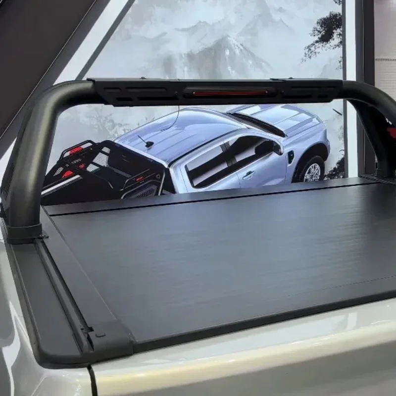 Factory Hot Selling Electric Automatic Anti-pinch Roll Shutter Lid Pickup Bed Cover For  Hilux Revo Isuzu D-max Ranger