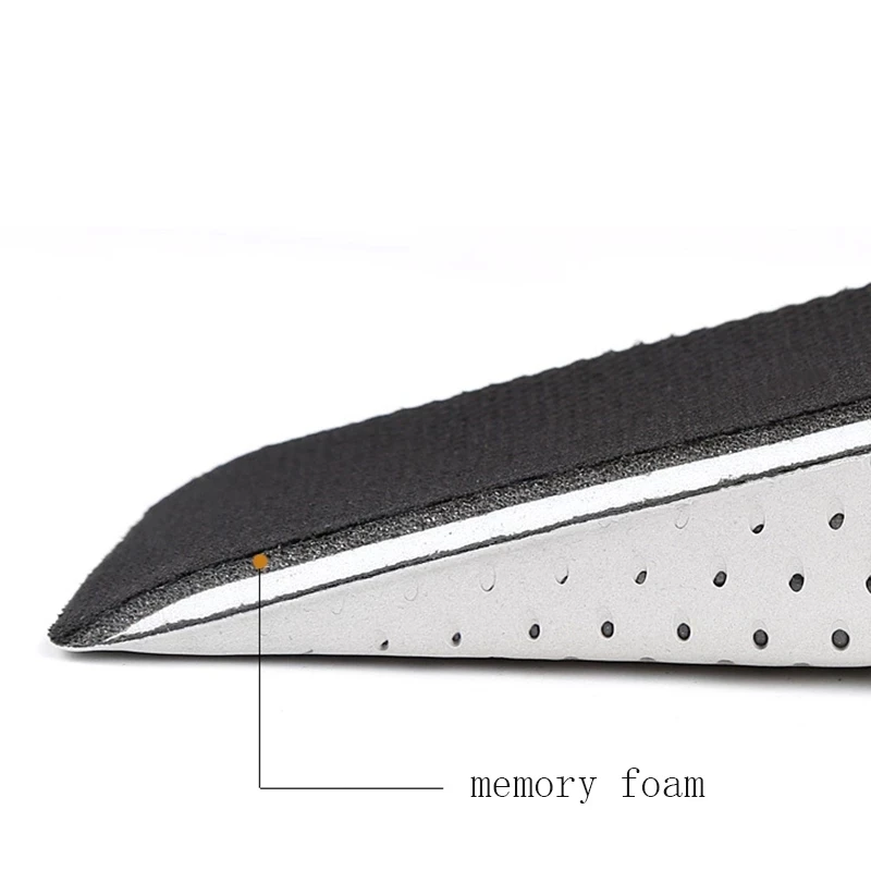 Höhenverstellbare Halbe Schuheinlagen Fersenpolster Sportschuh-Polsterung Fußgewölbestütze Unisex 2-5 CM Unsichtbare Erhöhungs-Einlegesohle – Detail 6