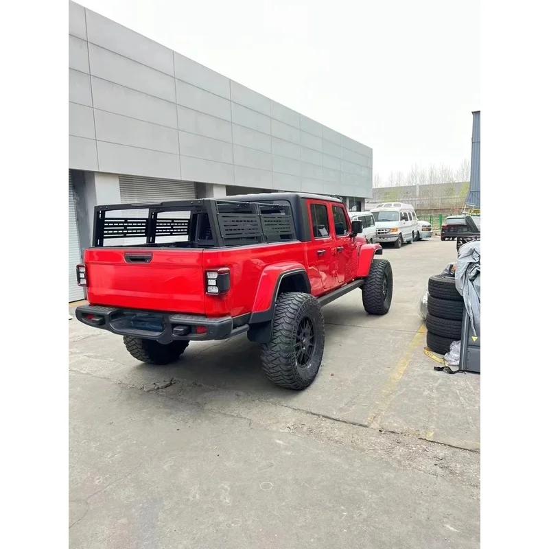 High Quality Universal Fitment Adjustle Pickup Truck Bed Roll Bar Rack Drilling Mount 0KG Heavy Load Offroad Cargo Storage Accso