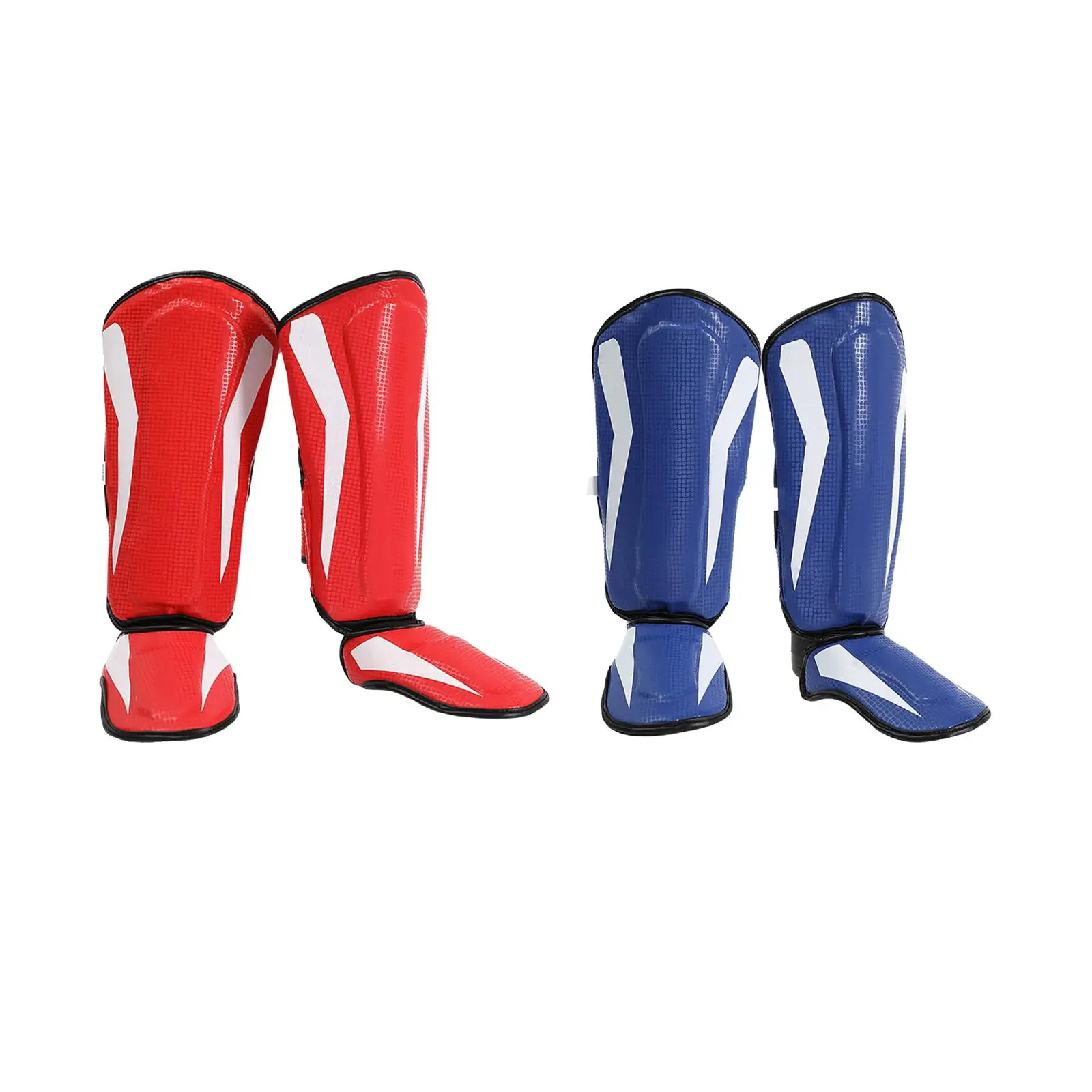 Kickboxing Shin Guards Kids Boxing Gear Karate Shin Guards Equipment Shin Instep Pads for Karate Muay Thai Boxing Sanda Sports